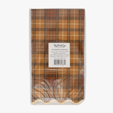 Autumn Plaid Dinner Napkins
