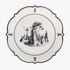 Halloween Scenes Plates Set