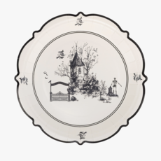 Halloween Scenes Plates Set