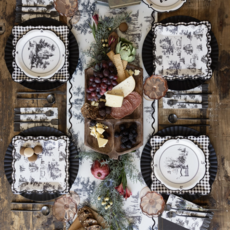 Halloween Scenes Plates Set