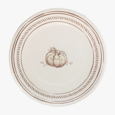 Pumpkin Line Art Paper Plates