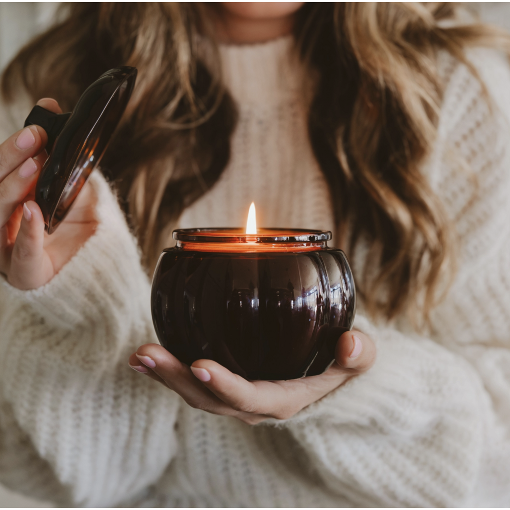 Hello Fall Pumpkin Jar Soy Candle