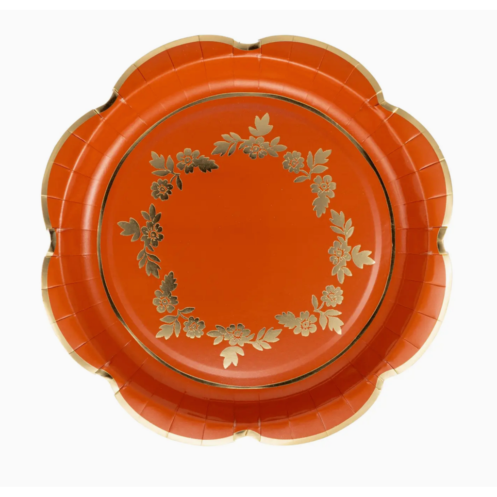 Floral Ring 9" Plates