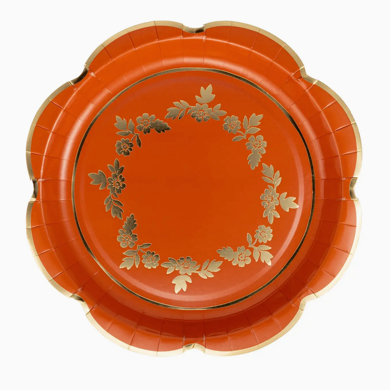 Floral Ring 9" Plates