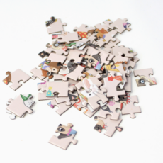Party Animals Puzzle Birthday Card