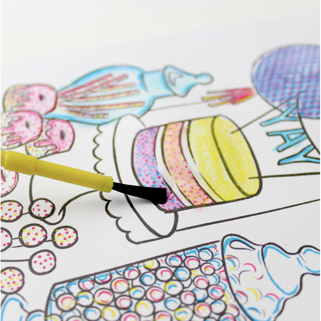 Sweet Table Paint With Water Birthday Card