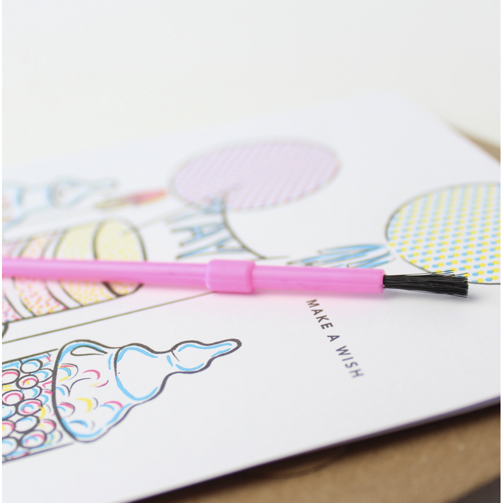 Sweet Table Paint With Water Birthday Card