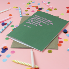 Chin Hairs Birthday Card