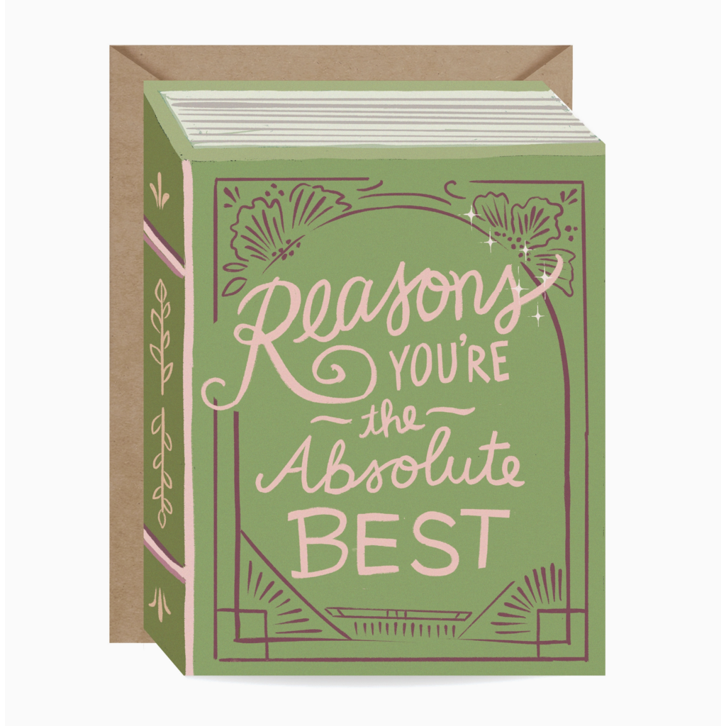 Reasons You're The Best Thank You Card