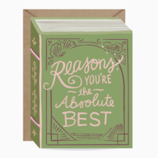 Reasons You're The Best Thank You Card
