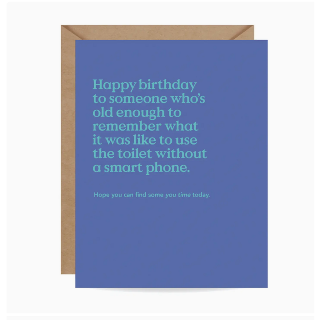 You Time Birthday Card