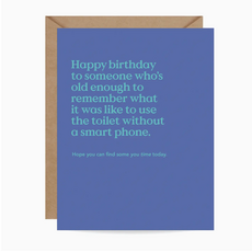 You Time Birthday Card