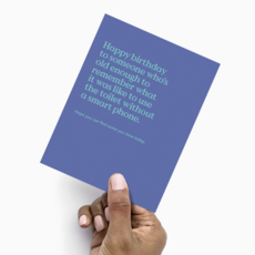 You Time Birthday Card