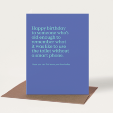 You Time Birthday Card