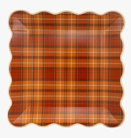 Autumn Plaid Plates