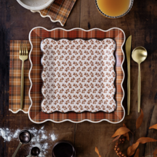 Autumn Plaid Plates