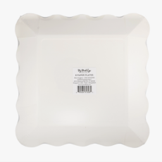 Black Gingham Plates