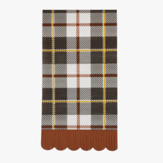 Black Fall Plaid Dinner Napkins