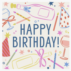 Birthday Mix Cocktail Napkins