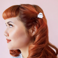 Hey Boo Ghost Mini Hair Clip