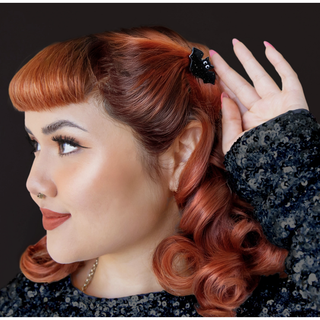 Let's Hang Bat Mini Hair Clip