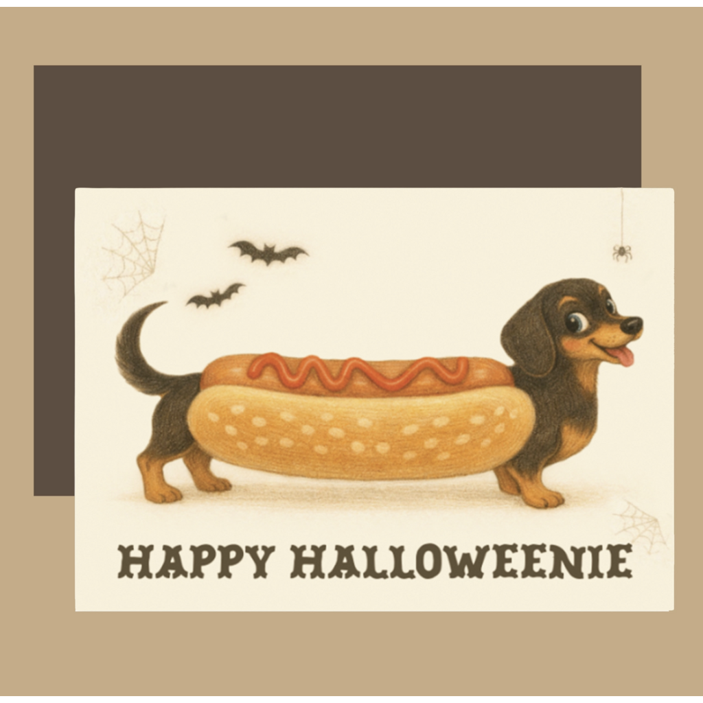 Happy Halloweenie Card