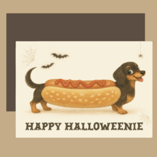 Happy Halloweenie Card