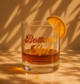 Bottoms Up Gold Tumbler