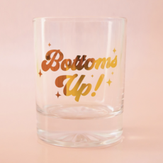 Bottoms Up Gold Tumbler