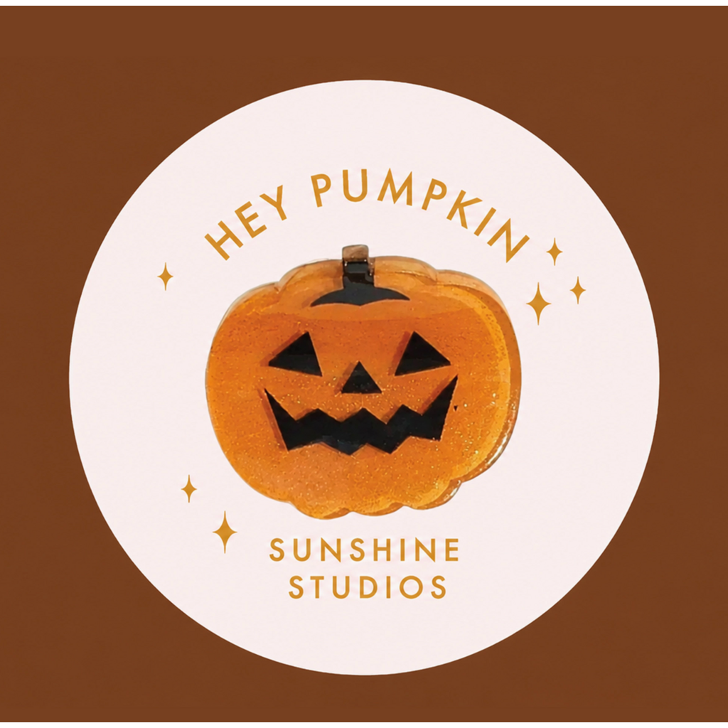 Hey Pumpkin Mini Hair Clip