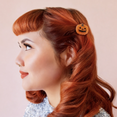 Hey Pumpkin Mini Hair Clip