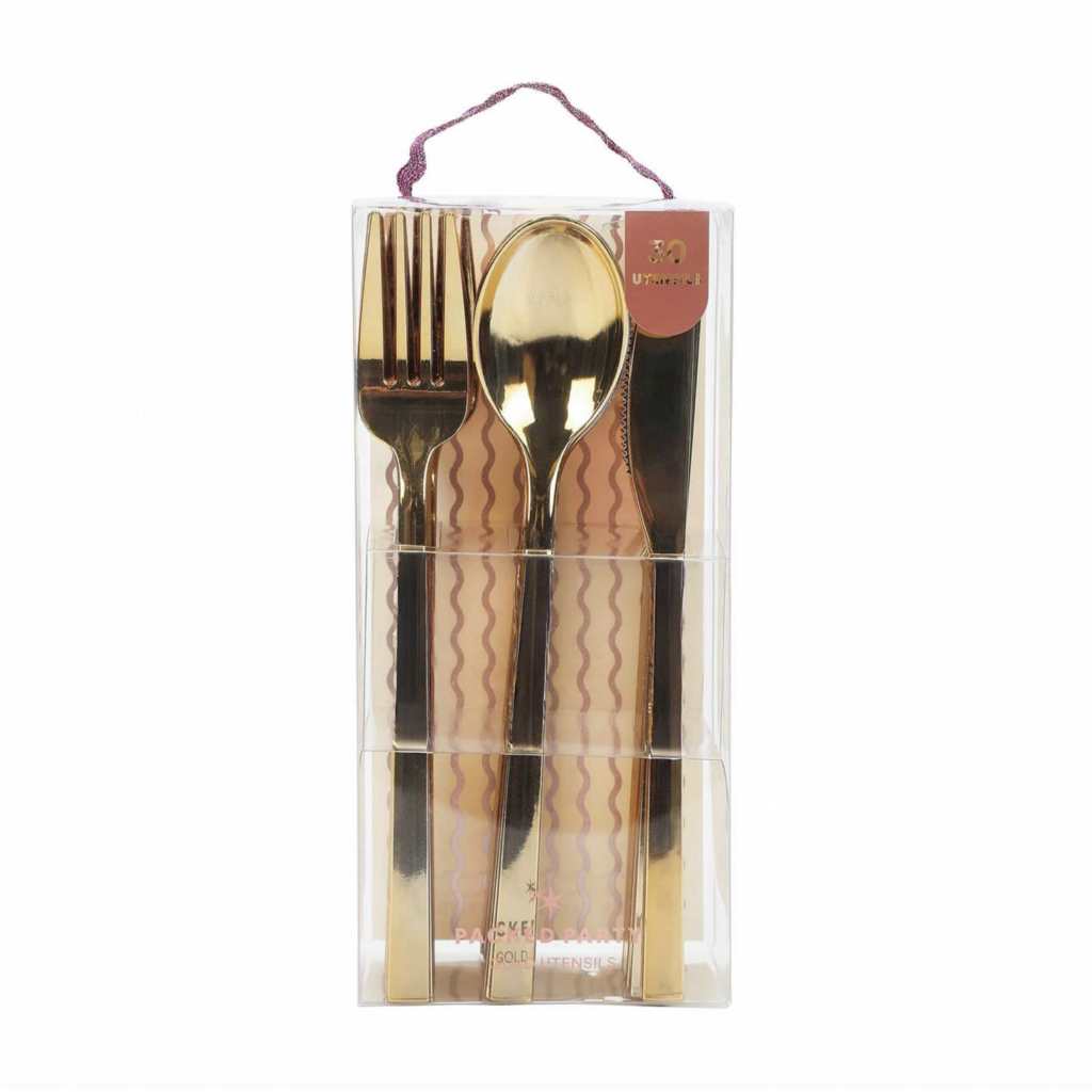 Gold Utensil Set