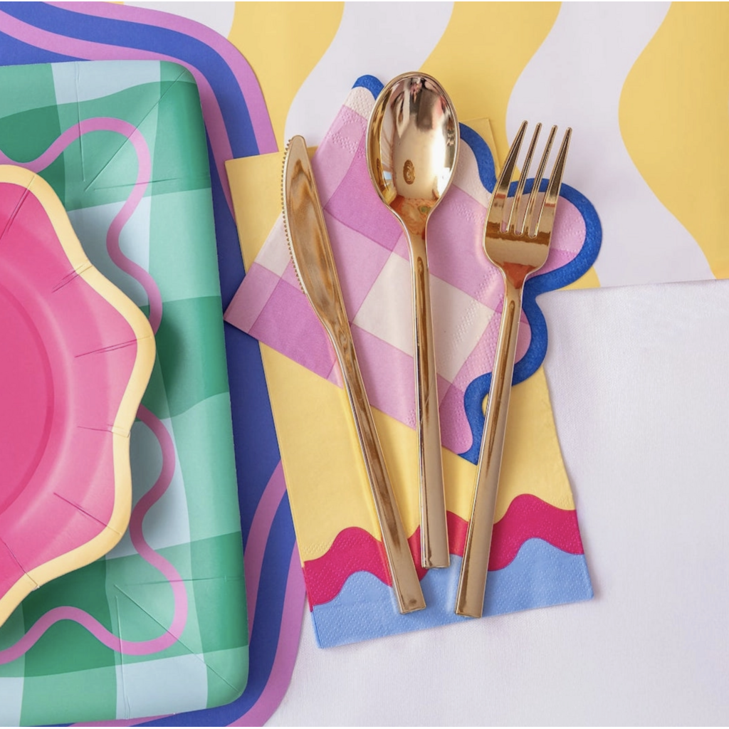 Gold Utensil Set