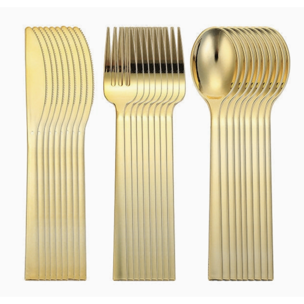 Gold Utensil Set