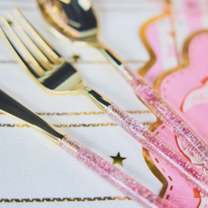 Better With Confetti Glitter Utensil Set