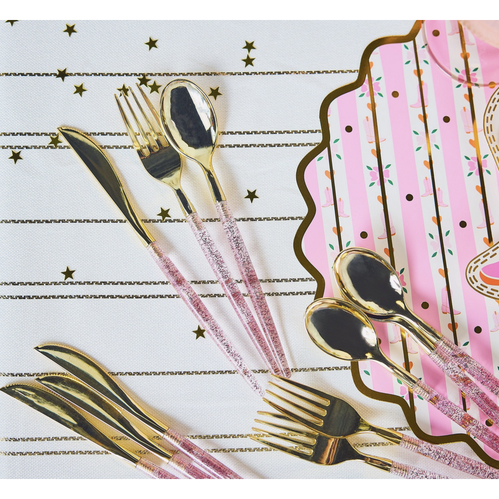 Better With Confetti Glitter Utensil Set