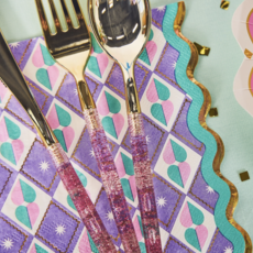 Better With Confetti Glitter Utensil Set