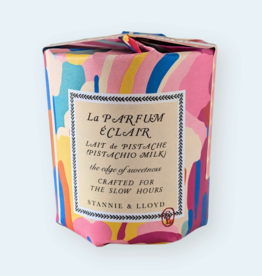 Happy Abstract Gift Wrap Candle