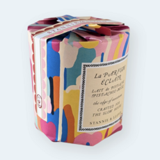 Happy Abstract Gift Wrap Candle