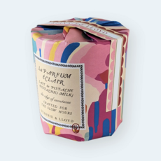 Happy Abstract Gift Wrap Candle