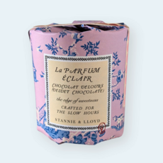 Modern Toile Gift Wrap Candle