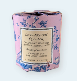 Modern Toile Gift Wrap Candle