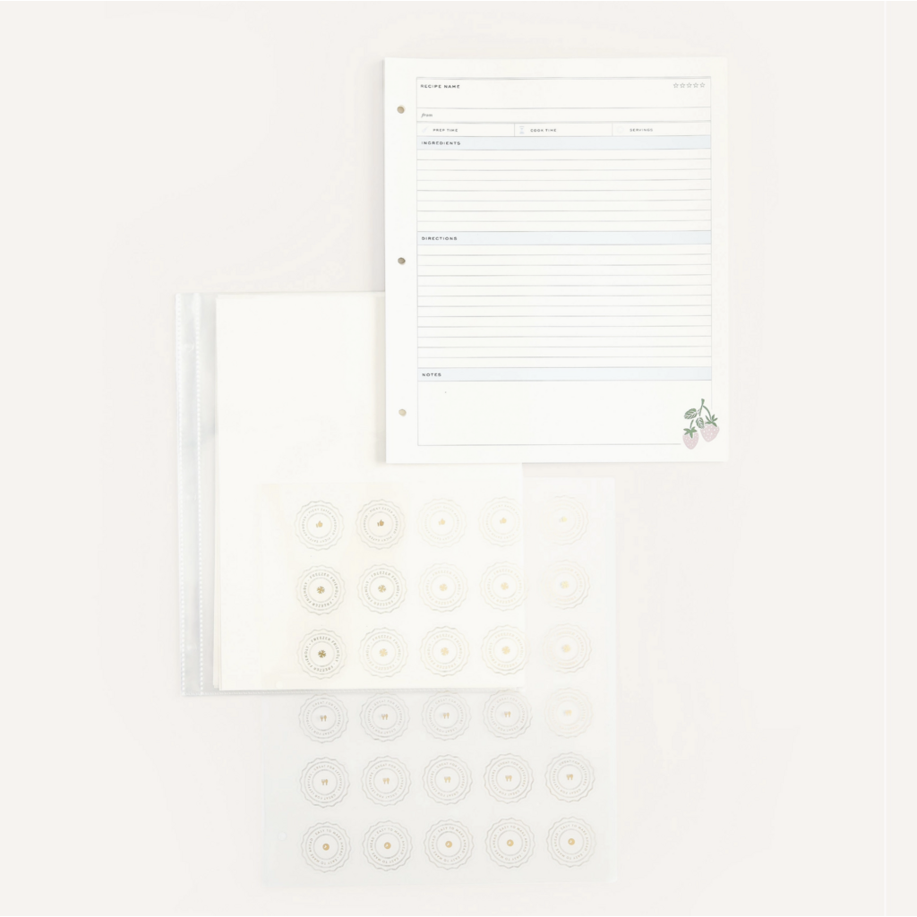 Recipe Binder Page Pack