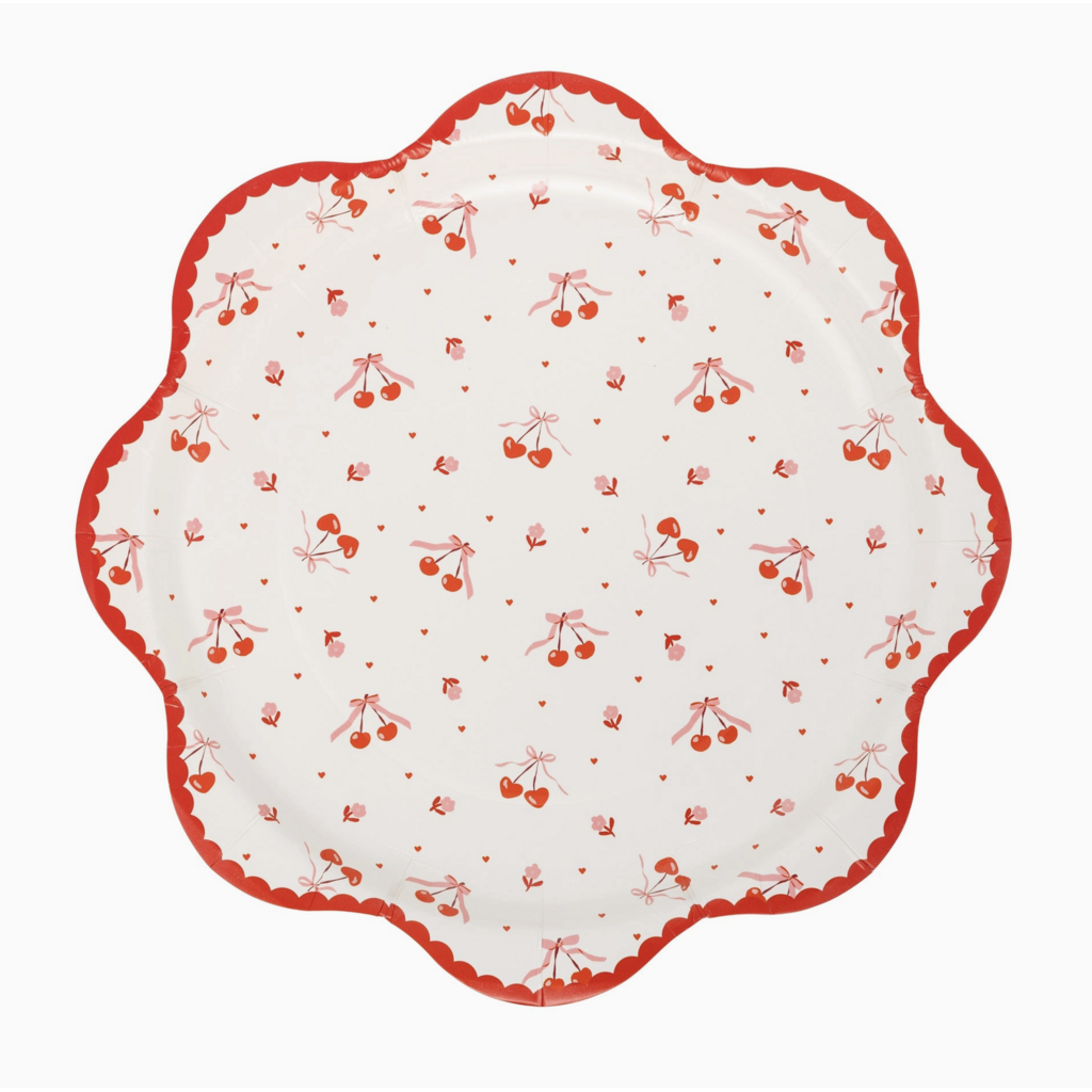 Tossed Cherry Plates