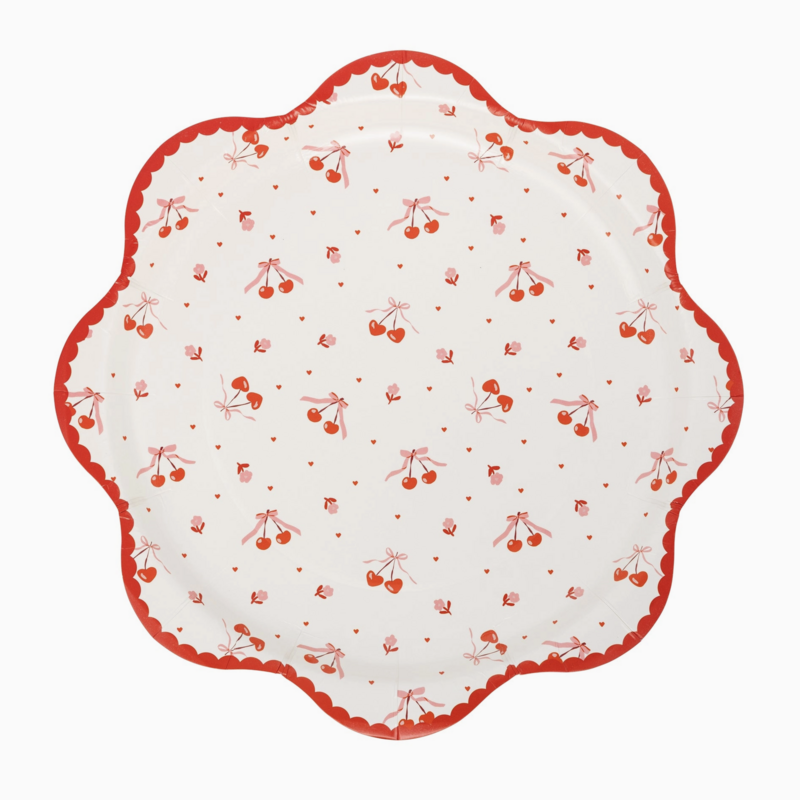 Tossed Cherry Plates