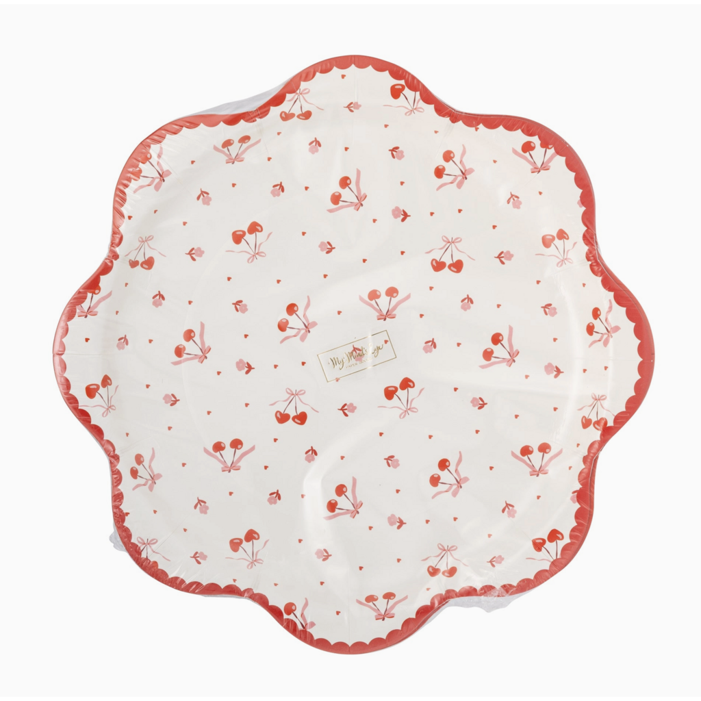 Tossed Cherry Plates