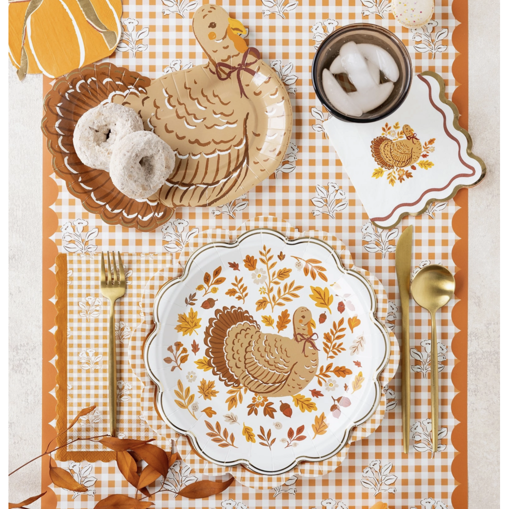 Harvest Pumpkin Shaped Napkins