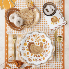 Harvest Pumpkin Shaped Napkins
