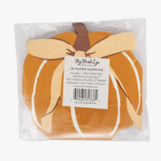 Harvest Pumpkin Shaped Napkins