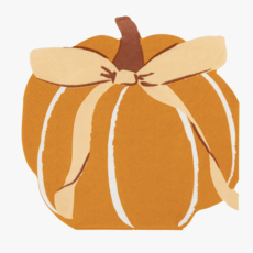 Harvest Pumpkin Shaped Napkins
